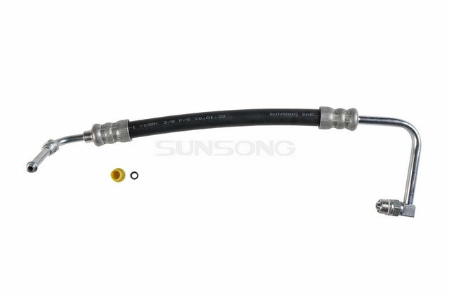 Sunsong Power Steering Pressure Line Hose Assembly P/N:3401977 Fits: Ford Excursion 02-00, Ford F-250 Super Duty 03-00, Ford F-350 Super Duty 03-99 - Image 1