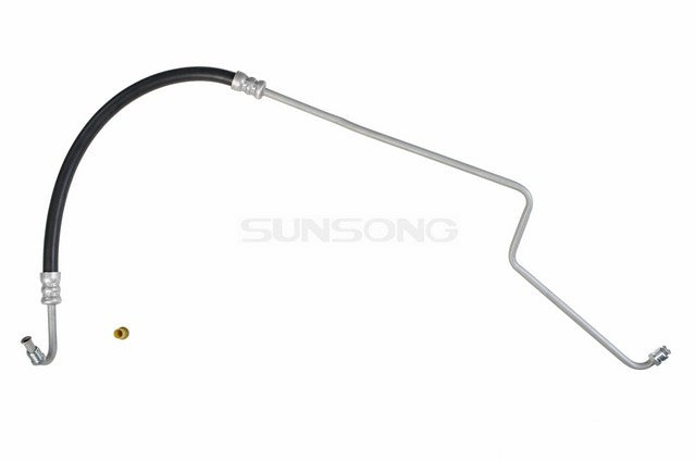 Sunsong Power Steering Pressure Line Hose Assembly P/N:3401980 Fits: Cadillac Calais 76-73, Cadillac Commercial Chassis 76-73, Cadillac Deville 76-73, Cadillac Fleetwood 76-73 - Image 1