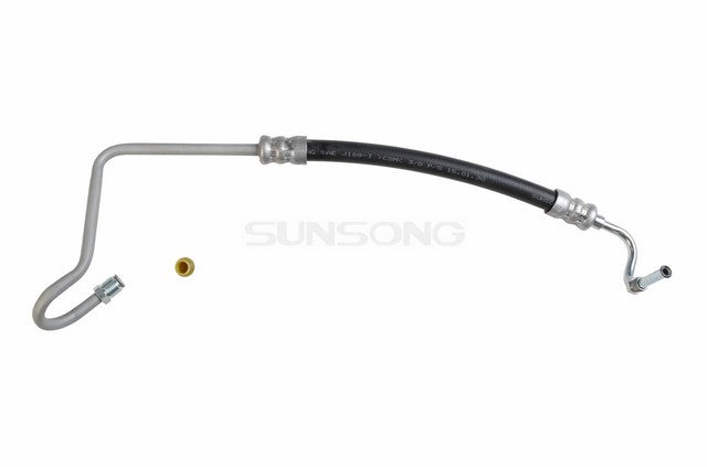 Sunsong Power Steering Pressure Line Hose Assembly P/N:3401982 Fits: Ford Custom 500 77-76, Ford Elite 1976, Ford Ltd 1976, Ford Thunderbird 76-75, Lincoln Continental 76-74, Lincoln Mark Iv 76-75, Mercury Grand Marquis 76-75, Mercury Marquis 76-75 - Image 1