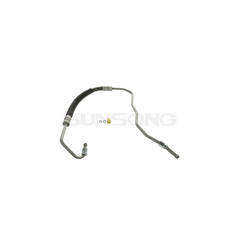 Sunsong Power Steering Pressure Line Hose Assembly P/N:3401993 Fits: Buick Century 1987, Chevrolet Celebrity 1987, Oldsmobile Cutlass 1987, Oldsmobile Cutlass Ciera 1987, Oldsmobile Cutlass Cruiser 1987, Pontiac 6000 1987 - Image 1