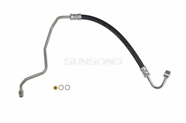 Sunsong Power Steering Pressure Line Hose Assembly P/N:3401998 Fits: Mazda 323 95-90, Mazda Mx-3 95-92, Mazda Protege 94-90 - Image 1