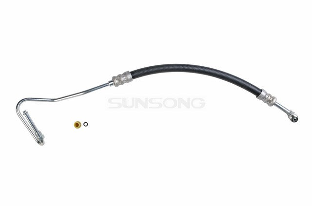 Sunsong Power Steering Pressure Line Hose Assembly P/N:3402037 Fits: Ford F-250 Hd 1997, Ford F-350 1997, Ford F-53 Motorhome Chassis 1997, Ford F-super Duty 1997 - Image 1
