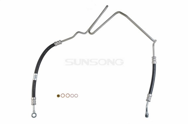 Sunsong Power Steering Pressure Line Hose Assembly P/N:3402046 Fits: Volkswagen Golf 02-99, Volkswagen Jetta 02-99 - Image 1
