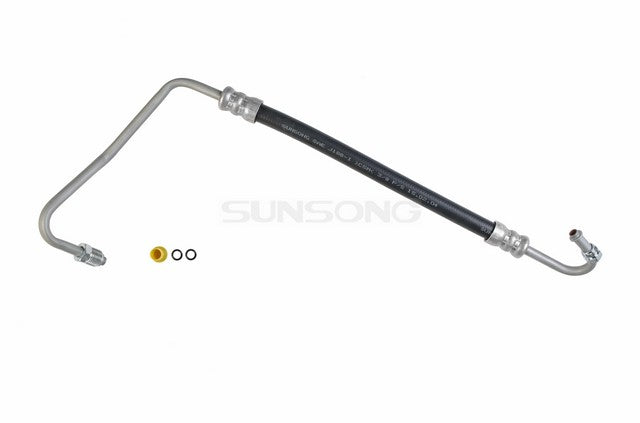 Sunsong Power Steering Pressure Line Hose Assembly P/N:3402047 Fits: Ford E-100 Econoline, Ford E-100 Econoline Club Wagon, Ford E-150 Econoline, Ford E-150 Econoline Club Wagon, Ford E-250 Econoline, Ford E-250 Econoline Club Wagon, Ford E-350 Econoline - Image 1