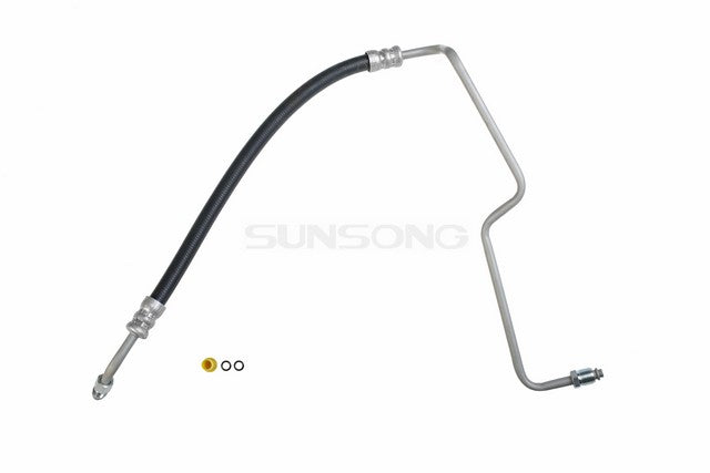 Sunsong Power Steering Pressure Line Hose Assembly P/N:3402069 Fits: Buick Park Avenue 95-91, Oldsmobile 88 1995, Oldsmobile 98 95-92, Pontiac Bonneville 95-92 - Image 1