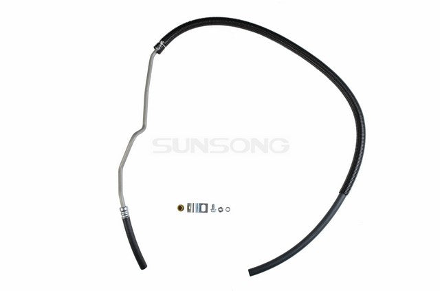 Sunsong Power Steering Return Line Hose Assembly P/N:3402074 Fits: Cadillac Deville 99-97, Cadillac Eldorado 02-97, Cadillac Seville 1997 - Image 1