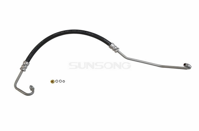 Sunsong Power Steering Pressure Line Hose Assembly P/N:3402080 Fits: Chevrolet G10 84-80, Chevrolet G20 84-80, Chevrolet G30 85-80, GMC G1500 84-80, GMC G2500 84-80, GMC G3500 85-80 - Image 1