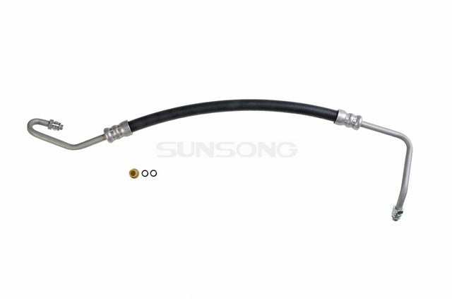Sunsong Power Steering Pressure Line Hose Assembly P/N:3402104 Fits: Chevrolet El Camino 87-86, Chevrolet Monte Carlo 88-86, GMC Caballero 87-86, Pontiac Bonneville 1986, Pontiac Grand Prix 87-86 - Image 1