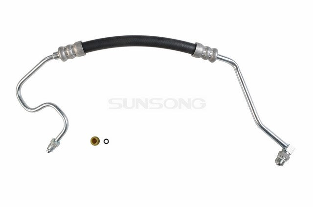 Sunsong Power Steering Pressure Line Hose Assembly P/N:3402116 Fits: Ford E-350 Club Wagon, Ford E-350 Econoline, Ford E-350 Econoline Club Wagon, Ford E-350 Super Duty, Ford E-450 Econoline Super Duty, Ford Econoline Super Duty - Image 1