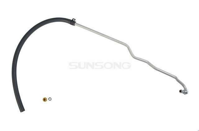 Sunsong Power Steering Return Line Hose Assembly P/N:3402119 Fits: Buick Skyhawk, Buick Skylark, Buick Somerset, Buick Somerset Regal, Cadillac Cimarron, Chevrolet Beretta, Chevrolet Cavalier, Chevrolet Corsica, Oldsmobile Achieva, Oldsmobile Calais - Image 1