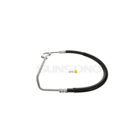 Sunsong Power Steering Pressure Line Hose Assembly P/N:3402122 Fits: Buick Electra, Buick Estate Wagon, Buick Lesabre, Cadillac Deville, Cadillac Fleetwood, Chevrolet Caprice, Chevrolet Impala, Oldsmobile 98, Oldsmobile Custom Cruiser, Oldsmobile Delta 88 - Image 1