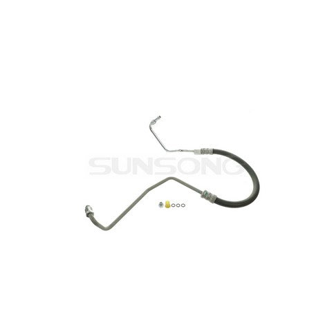 Sunsong Power Steering Pressure Line Hose Assembly P/N:3402125 Fits: Jeep Cj5 1983, Jeep Cj7 86-83, Jeep Dj5 1983, Jeep Scrambler 85-83 - Image 1