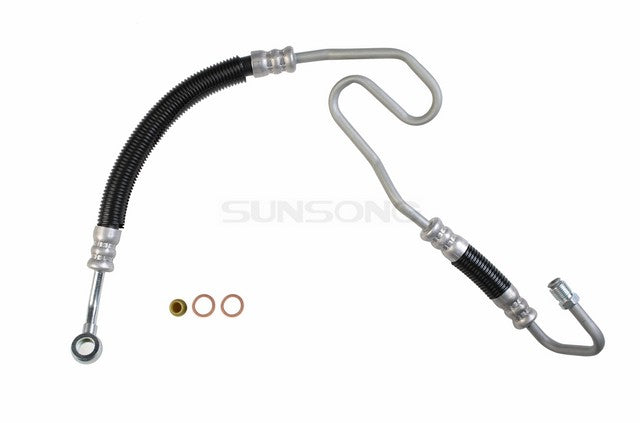 Sunsong Power Steering Pressure Line Hose Assembly P/N:3402127 Fits: Toyota Corolla 88-84 - Image 1