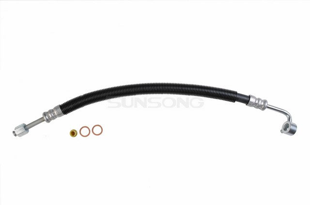 Sunsong Power Steering Pressure Line Hose Assembly P/N:3402141 Fits: Nissan Stanza 89-86 - Image 1