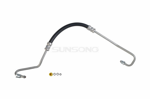 Sunsong Power Steering Pressure Line Hose Assembly P/N:3402153 Fits: Chevrolet G10 91-90, Chevrolet G20 91-90, Chevrolet G30 91-90, GMC G1500 91-90, GMC G2500 91-90, GMC G3500 91-90 - Image 1