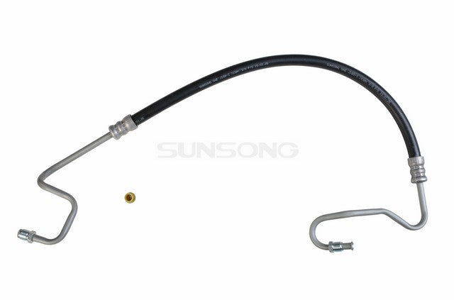 Sunsong Power Steering Pressure Line Hose Assembly P/N:3402154 Fits: Ford Custom 500 77-76, Ford Ltd 1976, Ford Thunderbird 76-75, Lincoln Continental 76-74, Lincoln Mark Iv 76-75, Mercury Grand Marquis 76-75, Mercury Marquis 76-75 - Image 1