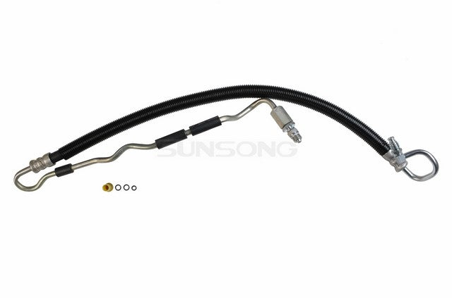 Sunsong Power Steering Pressure Line Hose Assembly P/N:3402159 Fits: Ford Thunderbird 1989, Mercury Cougar 1989 - Image 1