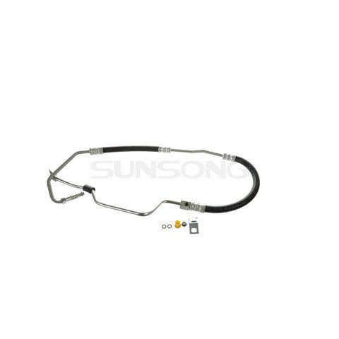 Sunsong Power Steering Pressure Line Hose Assembly P/N:3402166 Fits: Cadillac Deville 99-97, Cadillac Eldorado 02-97, Cadillac Seville 97-96 - Image 1