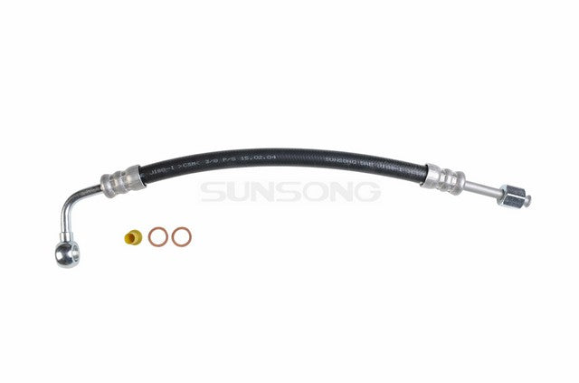 Sunsong Power Steering Pressure Line Hose Assembly P/N:3402173 Fits: Nissan Stanza 88-86 - Image 1