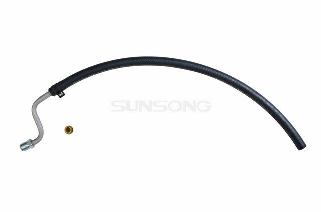 Sunsong Power Steering Return Line Hose Assembly P/N:3402175 Fits: Dodge D100, Dodge D100 Panel, Dodge D100 Pickup, Dodge D150, Dodge D200, Dodge D200 Pickup, Dodge D300, Dodge D300 Pickup, Dodge Ramcharger, Dodge Rd200 - Image 1