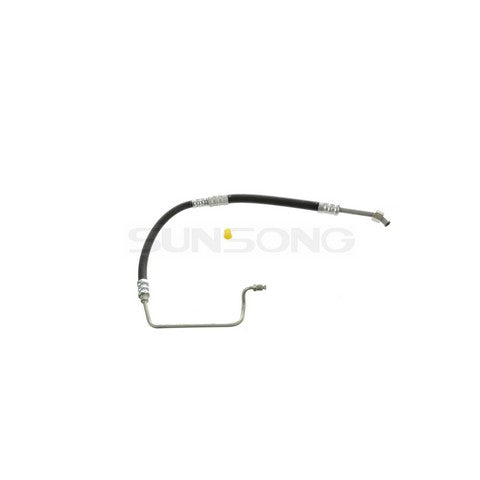 Sunsong Power Steering Pressure Line Hose Assembly P/N:3402180 Fits: Ford Fairlane, Ford Falcon, Ford Mustang, Ford Ranchero, Mercury Caliente, Mercury Capri, Mercury Comet, Mercury Cyclone, Mercury Villager, Mercury Voyager - Image 1