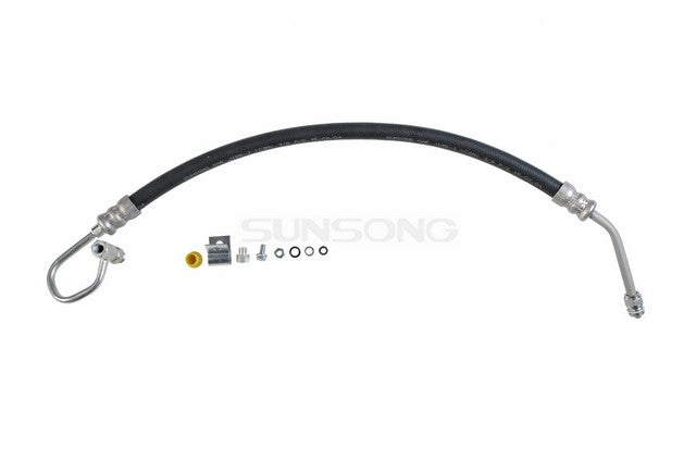 Sunsong Power Steering Pressure Line Hose Assembly P/N:3402182 Fits: Ford Tempo 89-88, Ford Topaz 89-88, Mercury Topaz 89-88 - Image 1