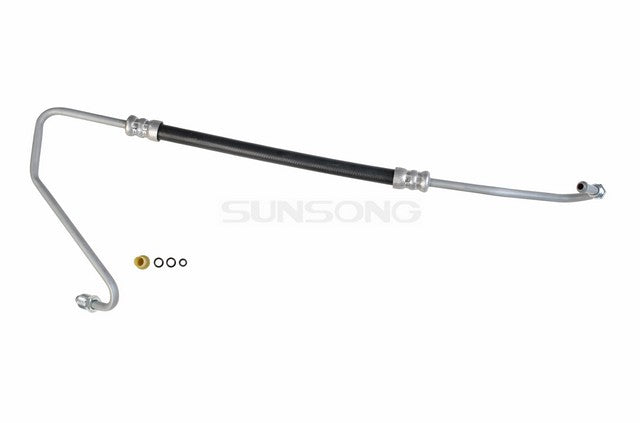 Sunsong Power Steering Pressure Line Hose Assembly P/N:3402202 Fits: Chevrolet G10 82-80, Chevrolet G20 82-80, Chevrolet G30 82-81, GMC G1500 82-80, GMC G2500 82-80, GMC G3500 1982 - Image 1