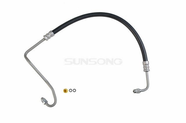 Sunsong Power Steering Pressure Line Hose Assembly P/N:3402203 Fits: Lincoln Continental 83-82, Lincoln Continental 86-85, Lincoln Mark Vi 83-82, Lincoln Mark Vii 1985 - Image 1
