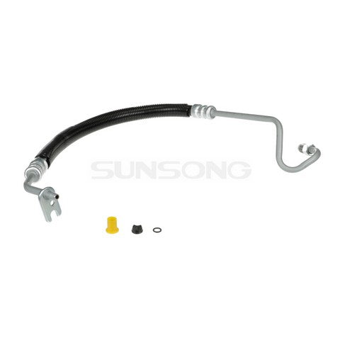 Sunsong Power Steering Pressure Line Hose Assembly P/N:3402221 Fits: Cadillac Escalade, Cadillac Escalade Esv, Cadillac Escalade Ext, Chevrolet Avalanche, Chevrolet Cheyenne, Chevrolet Silverado 1500, Chevrolet Silverado 2500, Chevrolet Suburban - Image 1
