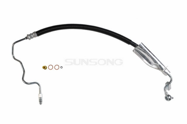 Sunsong Power Steering Pressure Line Hose Assembly P/N:3402222 Fits: Nissan Quest 09-04 - Image 1