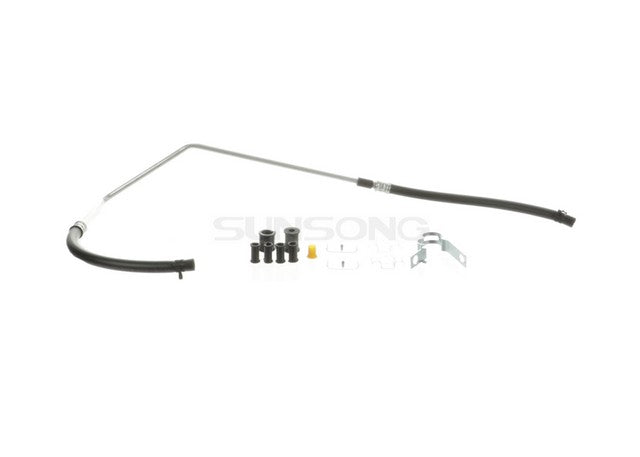 Sunsong Power Steering Return Line Hose Assembly P/N:3402241B Fits: Buick Rainier, Chevrolet Trailblazer, Chevrolet Trailblazer Ext, GMC Envoy, GMC Envoy Xl, GMC Envoy Xuv, Isuzu Ascender, Oldsmobile Bravada, Saab 9-7x - Image 1
