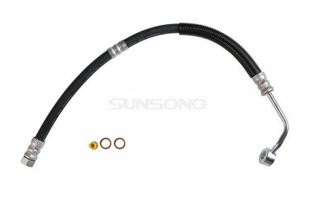 Sunsong Power Steering Pressure Line Hose Assembly P/N:3402269 Fits: Hyundai Sonata 05-99 - Image 1