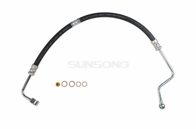 Sunsong Power Steering Pressure Line Hose Assembly P/N:3402277 Fits: Kia Sedona 05-02 - Image 1