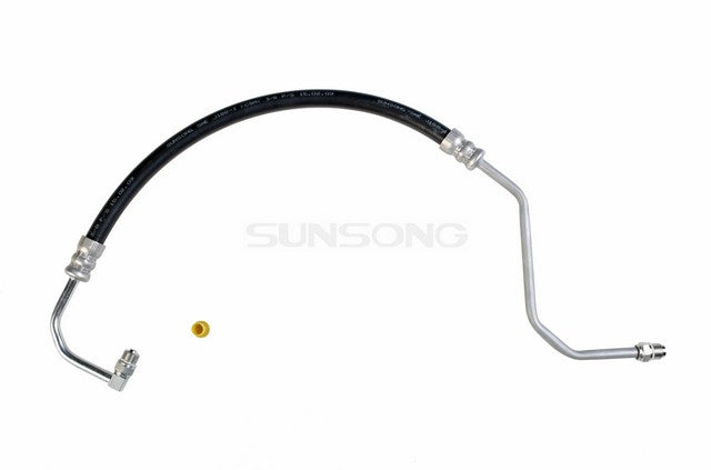 Sunsong Power Steering Pressure Line Hose Assembly P/N:3402279 Fits: Ford Excursion 04-00, Ford F-250 Super Duty 04-99, Ford F-350 Super Duty 04-99, Ford F-450 Super Duty 04-99, Ford F-550 Super Duty 04-99 - Image 1