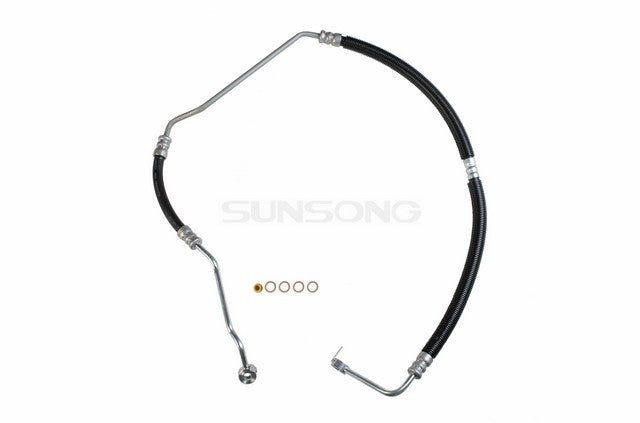 Sunsong Power Steering Pressure Line Hose Assembly P/N:3402285 Fits: Ford Fusion 09-06, Mercury Milan 09-06 - Image 1