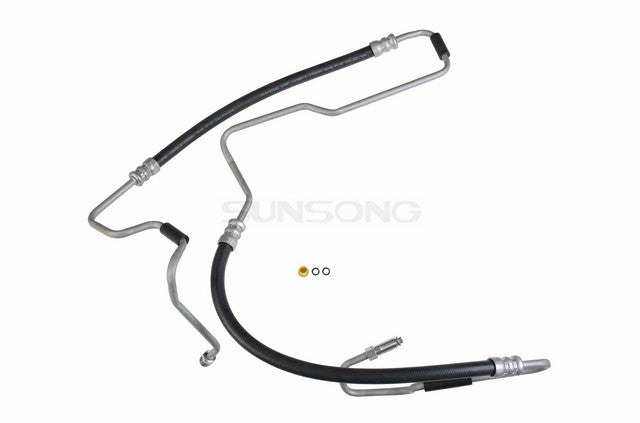 Sunsong Power Steering Pressure Line Hose Assembly P/N:3402288 Fits: Jeep Commander 10-06, Jeep Grand Cherokee 10-05 - Image 1