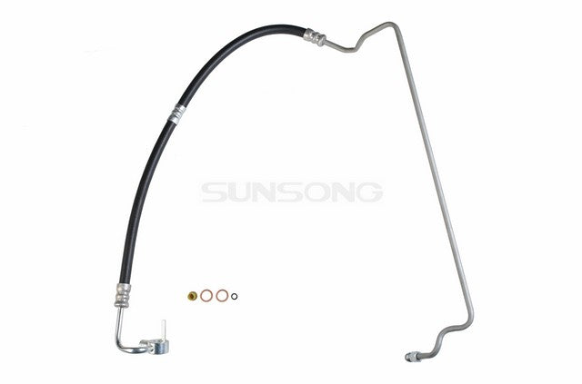 Sunsong Power Steering Pressure Line Hose Assembly P/N:3402304 Fits: Toyota Sequoia 07-01, Toyota Tundra 06-00 - Image 1