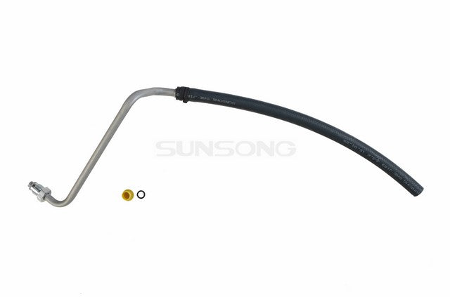 Sunsong Power Steering Return Line Hose Assembly P/N:3402311 Fits: Dodge D150 93-92, Dodge D250 93-92, Dodge D350 1993, Dodge Ramcharger 93-92, Dodge W150 1993, Dodge W250 93-91, Dodge W350 93-91 - Image 1