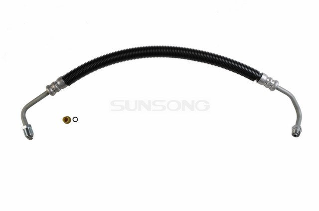 Sunsong Power Steering Pressure Line Hose Assembly P/N:3402313 Fits: Ford F-250 Super Duty 10-08, Ford F-350 Super Duty 10-08, Ford F-450 Super Duty 2008, Ford F-450 Super Duty 2010, Ford F-550 Super Duty 10-08 - Image 1