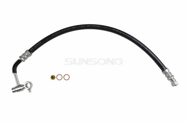 Sunsong Power Steering Pressure Line Hose Assembly P/N:3402316 Fits: Infiniti Qx56 10-04, Nissan Armada 10-05, Nissan Pathfinder Armada 2004, Nissan Titan 12-04 - Image 1