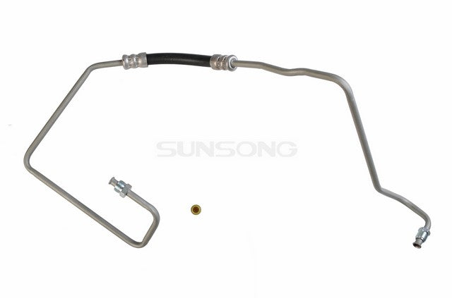 Sunsong Power Steering Pressure Line Hose Assembly P/N:3402324 Fits: Chevrolet C50, Chevrolet C60, Chevrolet C60 Kodiak, Chevrolet C70, GMC C5000, GMC C5000 Topkick, GMC C6000, GMC C6000 Topkick, GMC C7000 - Image 1