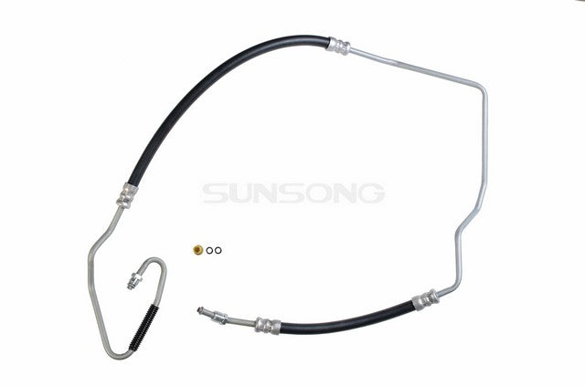 Sunsong Power Steering Pressure Line Hose Assembly P/N:3402346 Fits: Chrysler 300 10-07, Dodge Challenger 10-09, Dodge Charger 10-07, Dodge Magnum 08-07 - Image 1