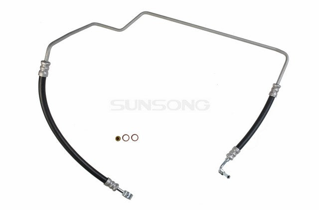 Sunsong Power Steering Pressure Line Hose Assembly P/N:3402348 Fits: Nissan Frontier 04-99, Nissan Pickup 04-03 - Image 1