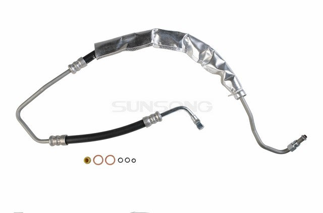 Sunsong Power Steering Pressure Line Hose Assembly P/N:3402353 Fits: Toyota Sienna 06-04 - Image 1
