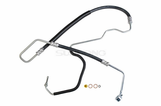 Sunsong Power Steering Pressure Line Hose Assembly P/N:3402367 Fits: Hyundai Santa Fe 06-03 - Image 1