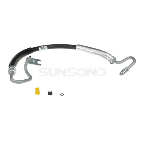 Sunsong Power Steering Pressure Line Hose Assembly P/N:3402369 Fits: Chevrolet Malibu 12-08, Pontiac G6 09-07, Saturn Aura 09-07 - Image 1