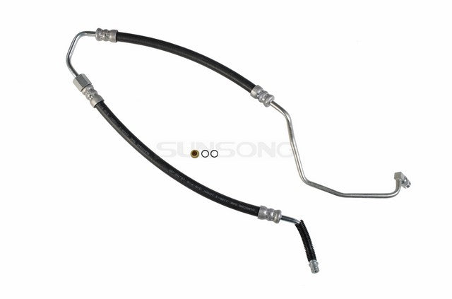 Sunsong Power Steering Pressure Line Hose Assembly P/N:3402371 Fits: Ford Expedition 10-08, Ford F-150 10-09, Ford F-350 2009, Ford Lobo 10-09, Lincoln Navigator 10-08 - Image 1