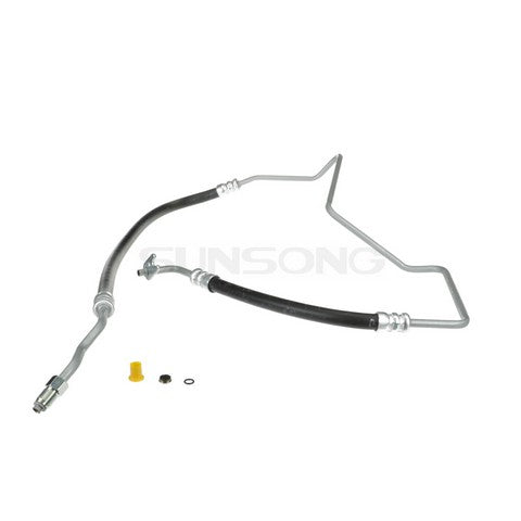 Sunsong Power Steering Pressure Line Hose Assembly P/N:3402390 Fits: Buick Rainier, Chevrolet Trailblazer, Chevrolet Trailblazer Ext, GMC Envoy, GMC Envoy Xl, GMC Envoy Xuv, Isuzu Ascender, Oldsmobile Bravada, Saab 9-7x - Image 1