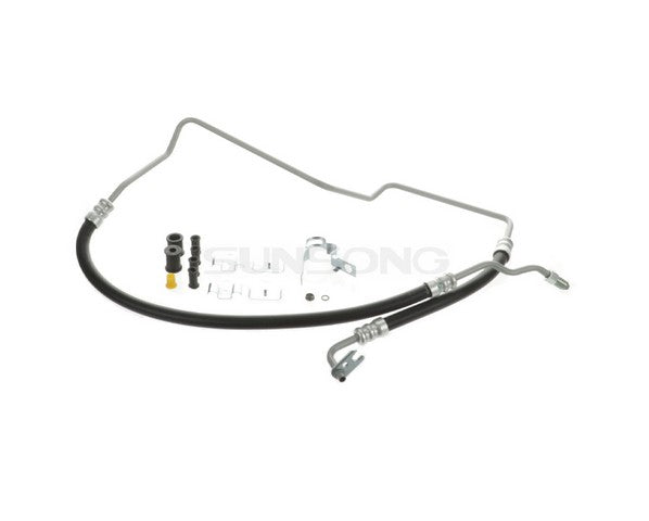 Sunsong Power Steering Pressure Line Hose Assembly P/N:3402390B Fits: Buick Rainier, Chevrolet Trailblazer, Chevrolet Trailblazer Ext, GMC Envoy, GMC Envoy Xl, GMC Envoy Xuv, Isuzu Ascender, Oldsmobile Bravada, Saab 9-7x - Image 1