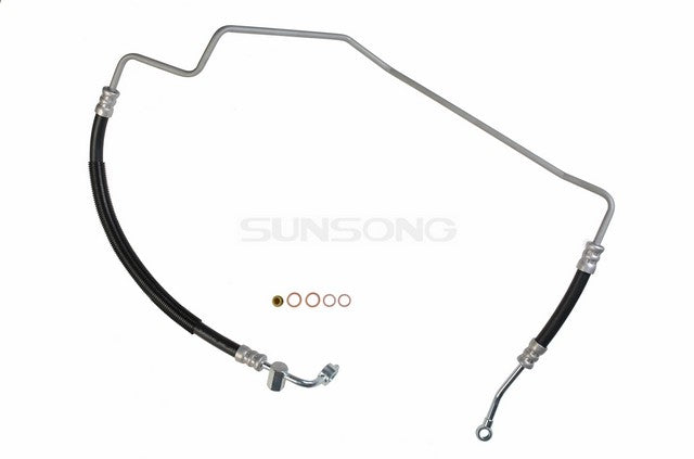 Sunsong Power Steering Pressure Line Hose Assembly P/N:3402396 Fits: Nissan Frontier 1999 - Image 1